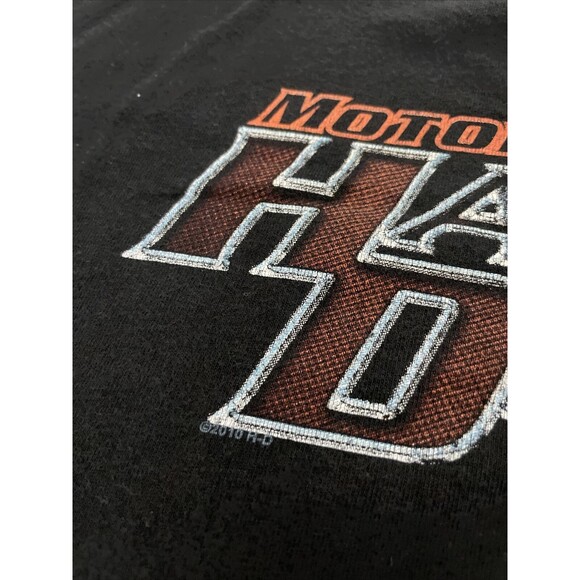 Vintage 90s Harley Davidson Las Vegas Shirt XL Live Free Ride Free USA - Picture 3 of 9